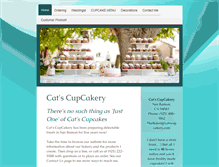 Tablet Screenshot of cat-s-cupcakery.com